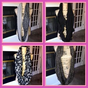 4 Infinity Scarves